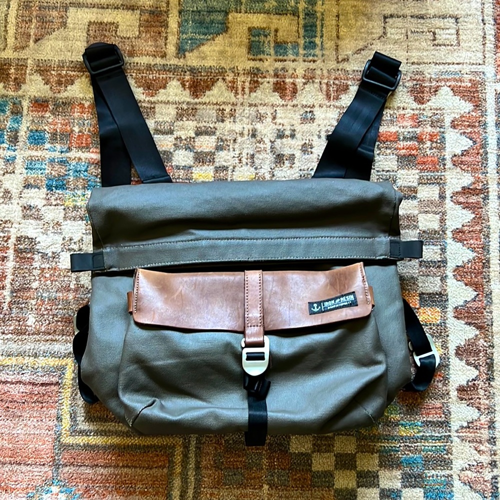 Iron and Resin Moto Pannier Bag
